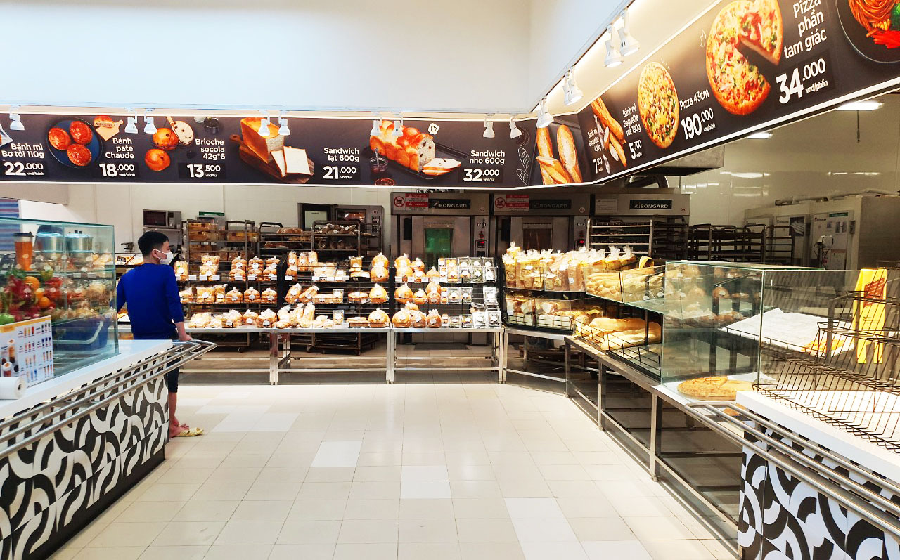 cung cấp kệ bánh go! Mall